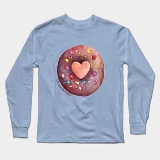 Cookie Monster's Rainbow Sprinkle Cookie Long Sleeve T-Shirt